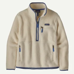 Women's Retro Pile Fleece Marsupial Pullover
