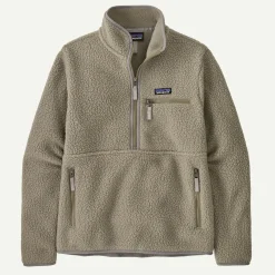 Women's Retro Pile Fleece Marsupial Pullover